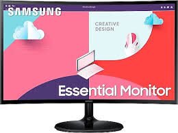 SAMSUNG 23.8'' 1920x1080 4MS 75Hz HDMI/VGA SIYAH +VESA +CURVED