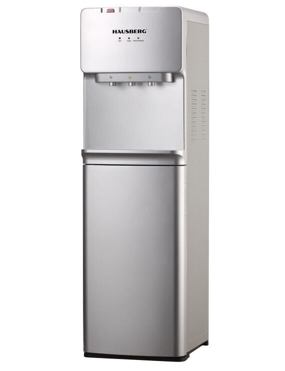 Hausberg HB6027GR  Alttan Damacanalı LED Göstergeli Su Sebili Gri