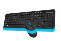 A4 Tech FG1010 Kablosuz Mavi Klavye Mouse Seti