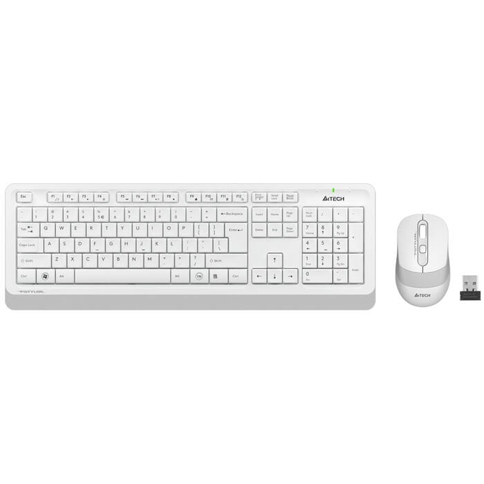 A4 Tech FG1010 Kablosuz Beyaz Klavye Mouse Seti