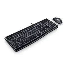 Logitech MK120 920-002560 Kablolu Klavye Mouse Seti, Siyah