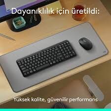 LOGITECH K250 TAM BOYUTLU KOMPAKT BLUETOOTH TÜRKÇE Q KLAVYE GRİ