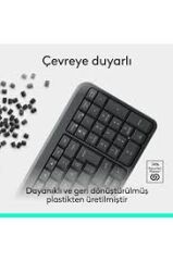 LOGITECH K250 TAM BOYUTLU KOMPAKT BLUETOOTH TÜRKÇE Q KLAVYE GRİ