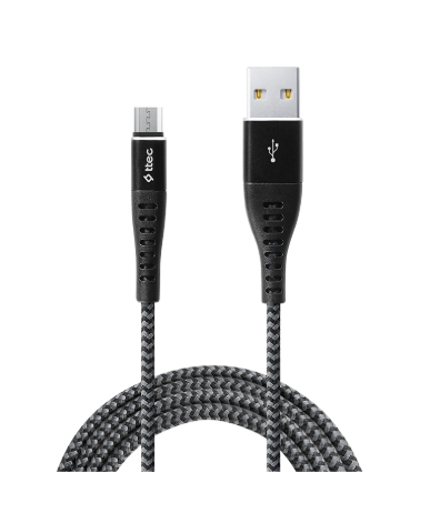 TTEC EXTREMECABLE MİCRO USB HIZLI ŞARJ KABLOSU - SILVER 1.50M