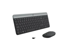 Logitech MK470 920-009435 Kablosuz Klavye Mouse Seti, Siyah