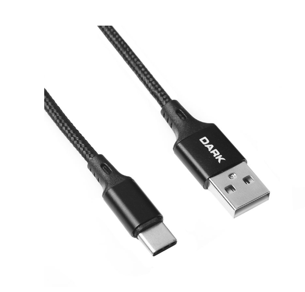 DARK 1M USB2.0 TO USB TYPE-C SARJ VE DATA KABLOSU