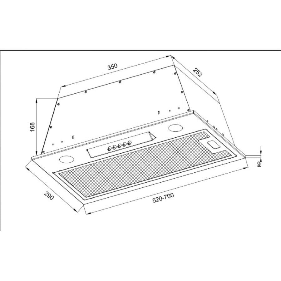 SAMSUNG Ankastre STX-CASA52 60 CM Aspiratör