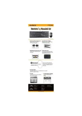 A4 Tech KR-9276 Kablolu Klavye Mouse Seti