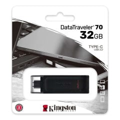 Kingston DataTraveler 70 32 GB Usb-c 3.2 Flash Bellek
