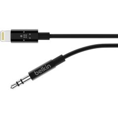 Belkin Lightning - 3,5mm Aux Kablosu, Siyah