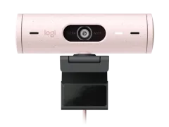 Logitech Brio 500 Full HD 1080P Mikrofonlu Gül Web Kamerası