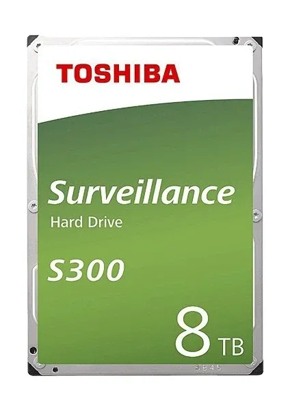 TOSHIBA 3.5'' 8TB 7200RPM SATA3 HDD 7/24 Güvenlik Diski