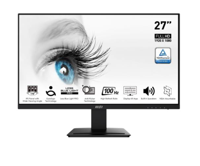 MSI Pro MP273A 27'' Flat IPS 1ms 100hz FreeSync FHD Monitör