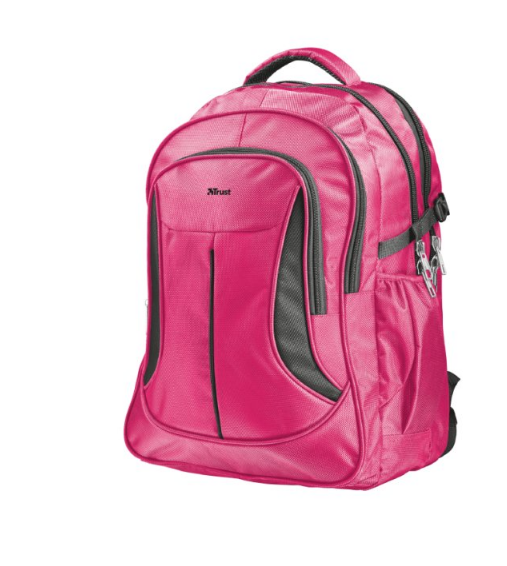 TRUST 15.6'' LİMA PEMBE NOTEBOOK SIRT ÇANTASI