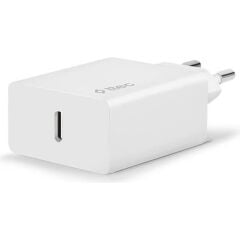Ttec SmartCharger PD 20W Seyahat Hızlı Şarj Aleti + USB-C - USB-C Şarj Kablosu, Beyaz