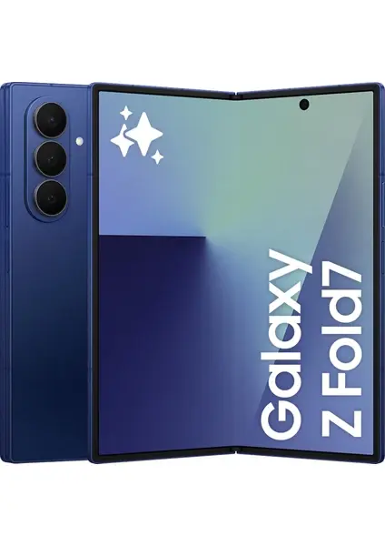 Samsung Galaxy Z Fold7 512 GB 12 GB Ram (distürbütör garantilidir) -Kıbrıs gölge mavisi