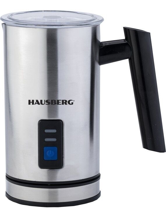 Hausberg HB-7678 paslanmaz çelik süt köpürtücü