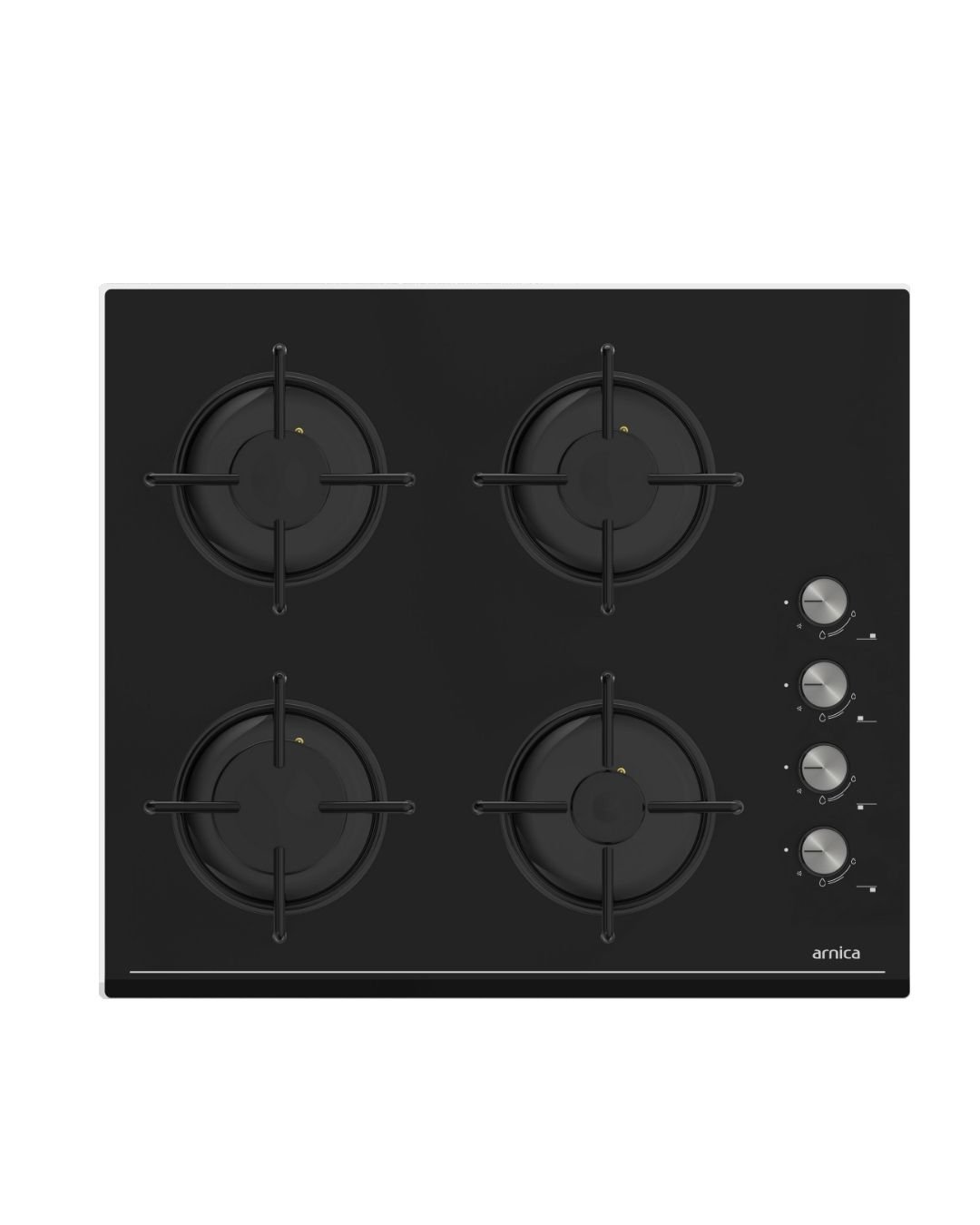 ARNICA ANKASTRE SİYAH CAM OCAK