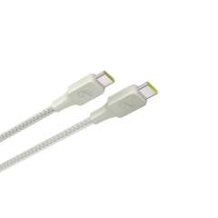 InfinityLab InstantConnect USB-C - USB-C - 100W PD 5 Feet Ultra Hızlı Şarj Kablosu, Beyaz