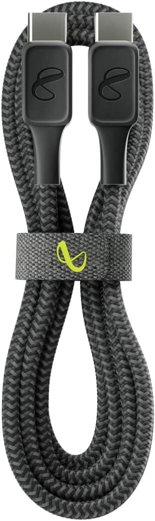 InfinityLab InstantConnect USB-C - USB-C - 100W PD 5 Feet Ultra Hızlı Şarj Kablosu, Siyah