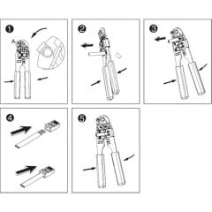Digitus DN-94005 Professional Modüler Pense ve Kablo Sıkıştırıcı