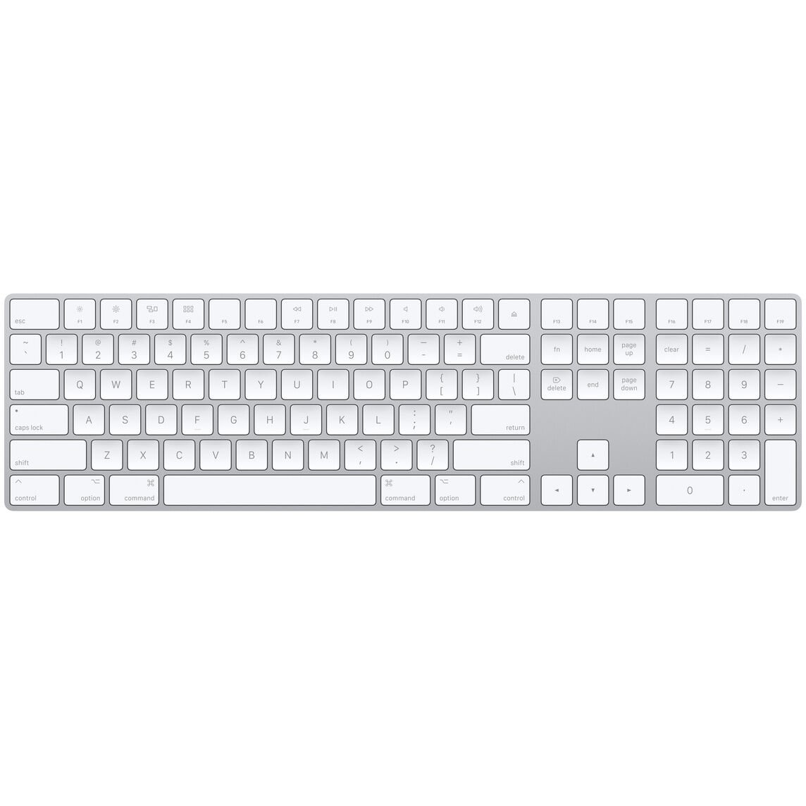 Apple Magic Keyboard with numeric keypad silver (English)