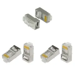 Frisby FNW-RJ4522N RJ-45 Metal FTP Altın Uç Konnektör