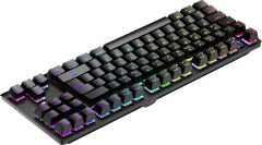 GamePower Eva 7 60M Mekanik Kablolu, 2.4Ghz, Bluetooth 3 Mod Blue Switch 88 Tuş USB RGB Gaming Klavye