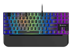 Gamepower Suki Mekanik Kırmızı Switch Puding Keycaps İngilizce Q USB Oyuncu Klavyesi