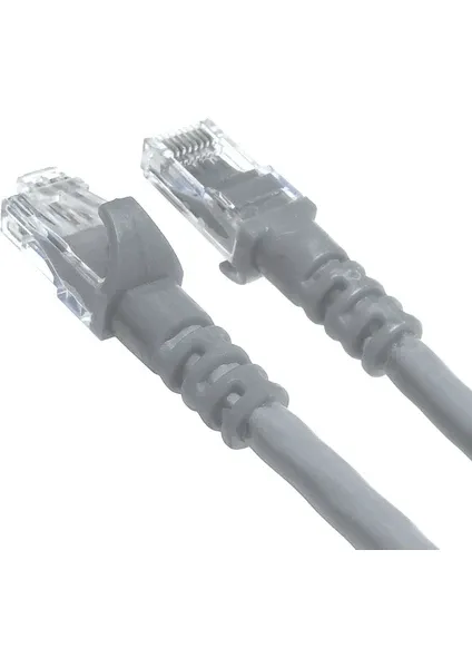 FLAXES FNK-6005S 50CM CAT6 PATCH KABLO GRİ