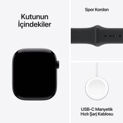 APPLE WATCH SERİES 11 46MM BLACK AI SB S/M