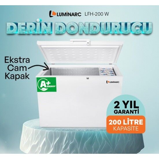 LUMİNARC 200 LT YATAY DERİN DONDURUCU