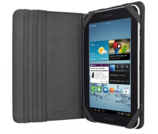 TRUST 18826 VERSO 7'' UNIVERSAL FOLIO STAND-SIYAH KILIF