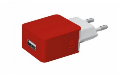 TRUST URBAN 20149 DUVAR TIPI KIRMIZI CIFT GIRISLI SARJ CIHAZI