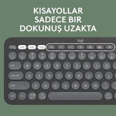 LOGITECH K380 BLUTOOTH KLAVYE GRİ