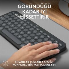 LOGITECH K380 BLUTOOTH KLAVYE GRİ