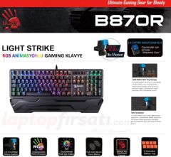 Bloody B870R RGB LK2 Kablolu Mekanik Oyuncu Klavyesi