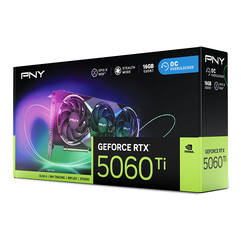 PNY RTX 5060TI EPIC-X ARGB OC 16GB GDDR7 128BIT