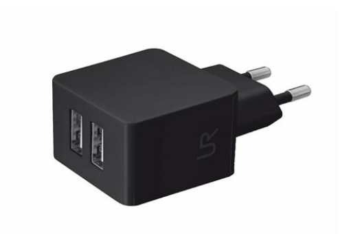 TRUST URBAN 20147 DUVAR TIPI SIYAH CIFT GIRISLI SARJ CIHAZI