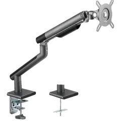 Twisted Minds TM-49-C06-G Tek Monitör Premium İnce Yay Destekli Monitör Kolu, Gri