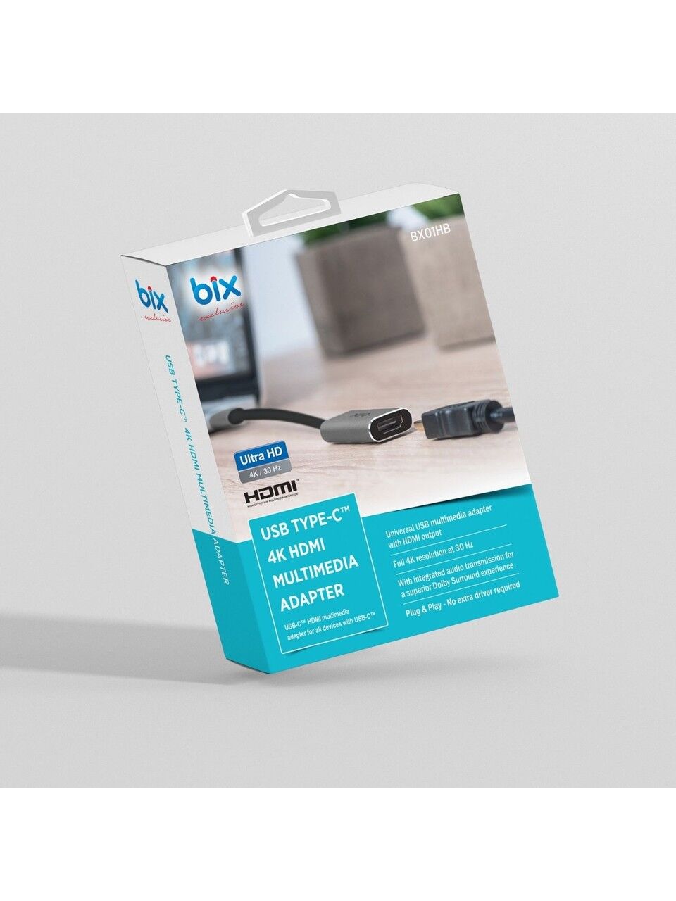 Bix BX01HB Type-C to 4K@30Hz HDMI, Macbook / Windows Uyumlu Grafik Adaptörü