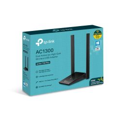 TP-Link T4U Plus AC1300 Çift Antenli Yüksek Kazançlı Kablosuz USB Adaptör