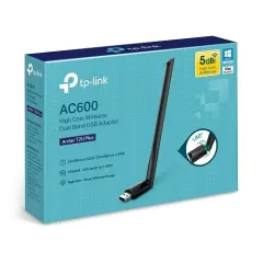 TP-Link Archer T2U Plus AC600 Yüksek Kazançlı Wireless Dual Bant USB Adaptör