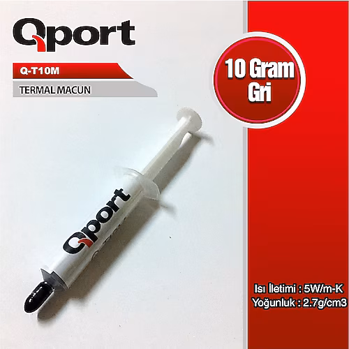 QPORT 10 GRAM 5W/M.K 2.7 /CM3 TERMAL MACUN