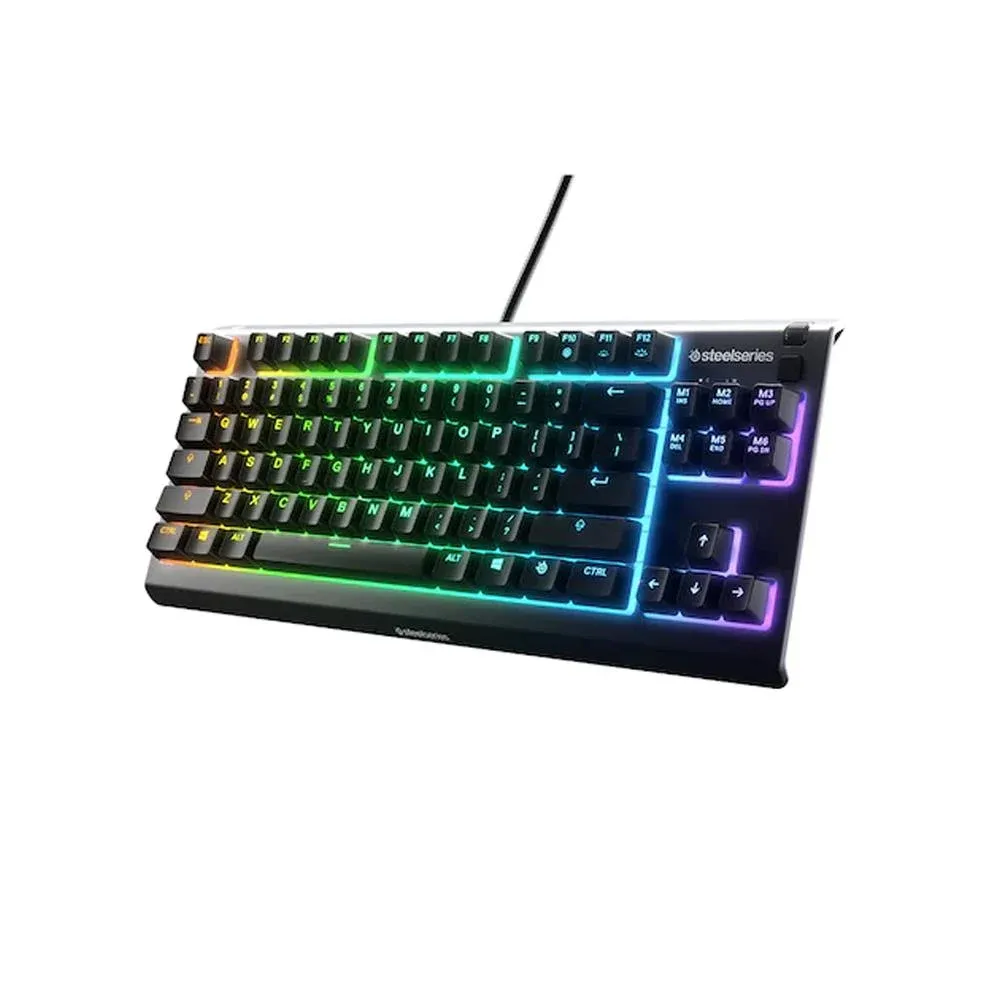 SteelSeries Apex 3 TKL SSK64818 TR Q RGB Membrane Kablolu Oyuncu Klavye