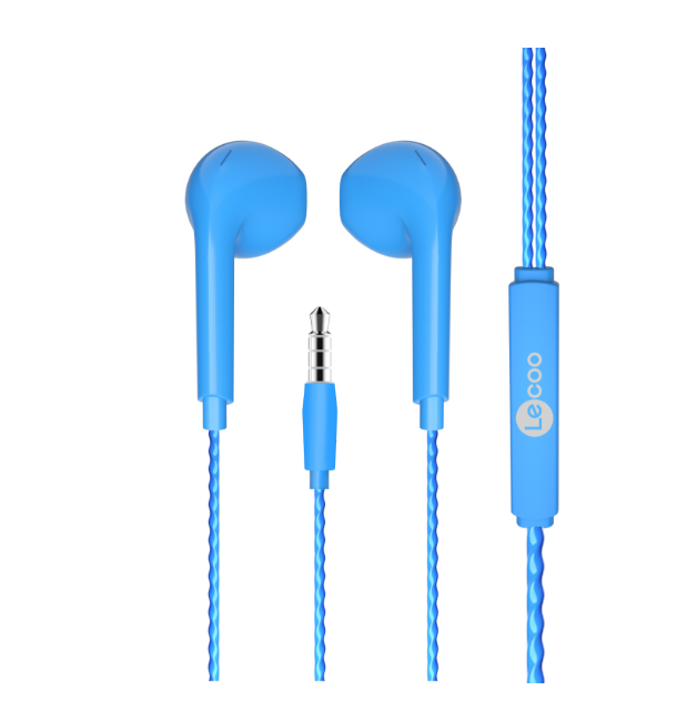 LENOVO LECOO EH104B KULAKIÇI MAVİ MIKROFONLU KULAKLIK