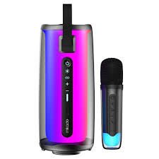 Mikado MD-17BT Capella Siyah 10W 1 RGB Mikrofonlu 1800 mAh Bataryalı Speaker