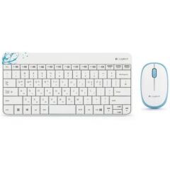 LOGITECH MK240 BEYAZ-YEŞİL WRL K+M SET