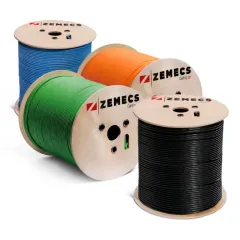 Zemecs Ethernet 23 Awg CAT6 U-UTP 500M Network Kablosu, Sarı