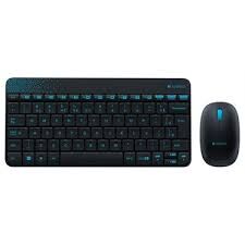 LOGITECH MK240 SİYAH-MAVİ WRL K+M SET